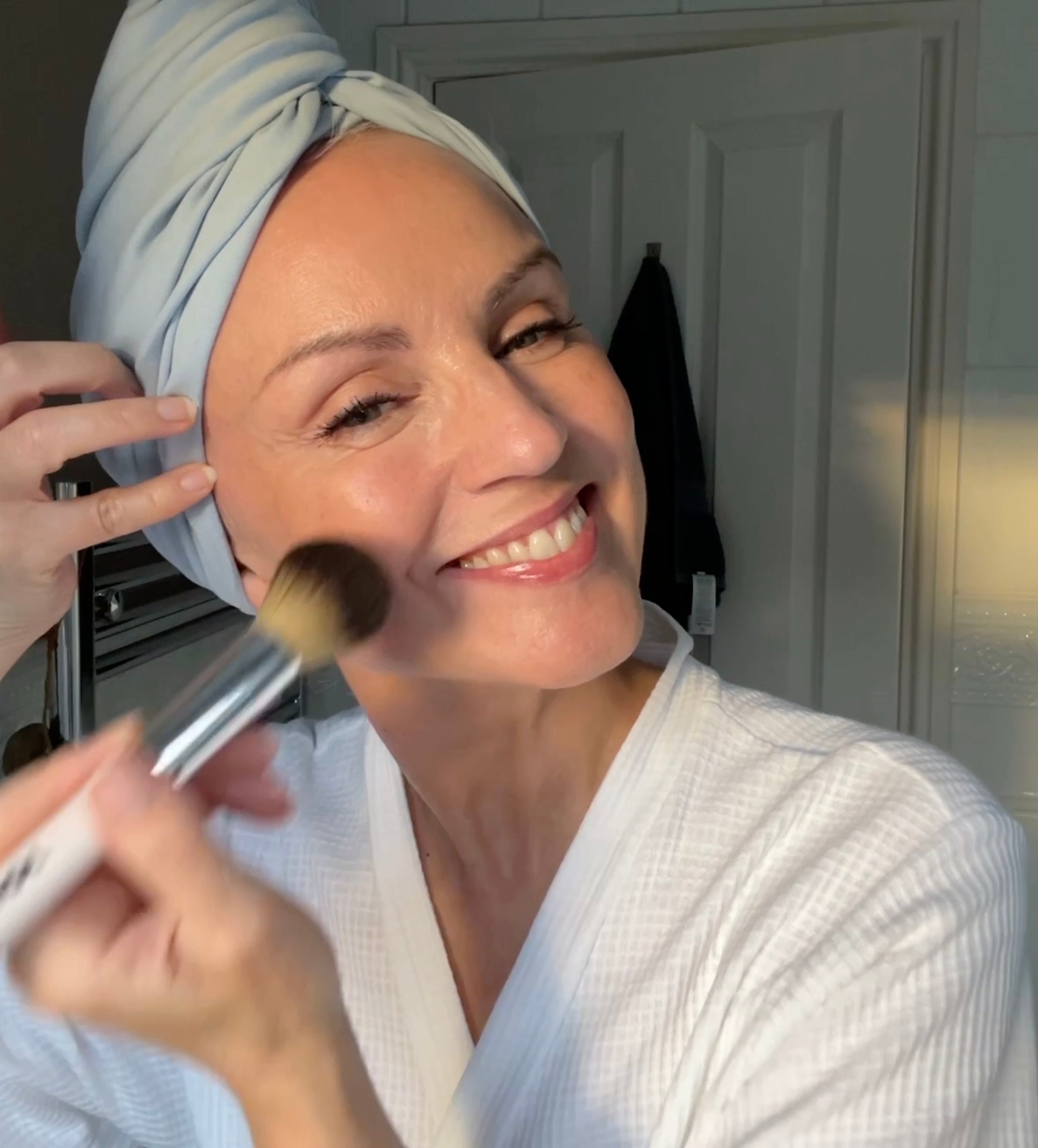 Organic Hair Towel – Pastel Colours