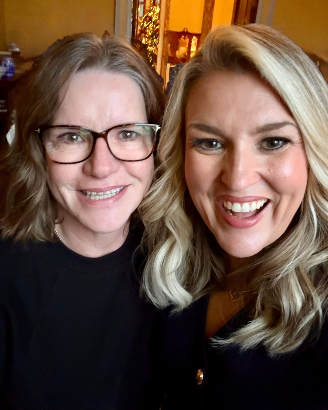 Carla, founder of Good Wash Day, with her Dragons’ Den investor Sara Davies