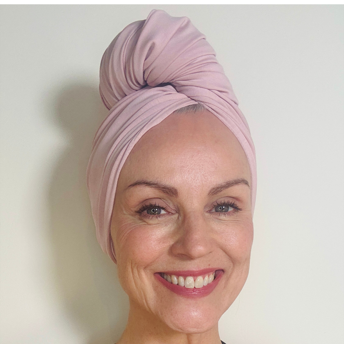 Organic Jersey Cotton Hair Towel – Pastel Colours