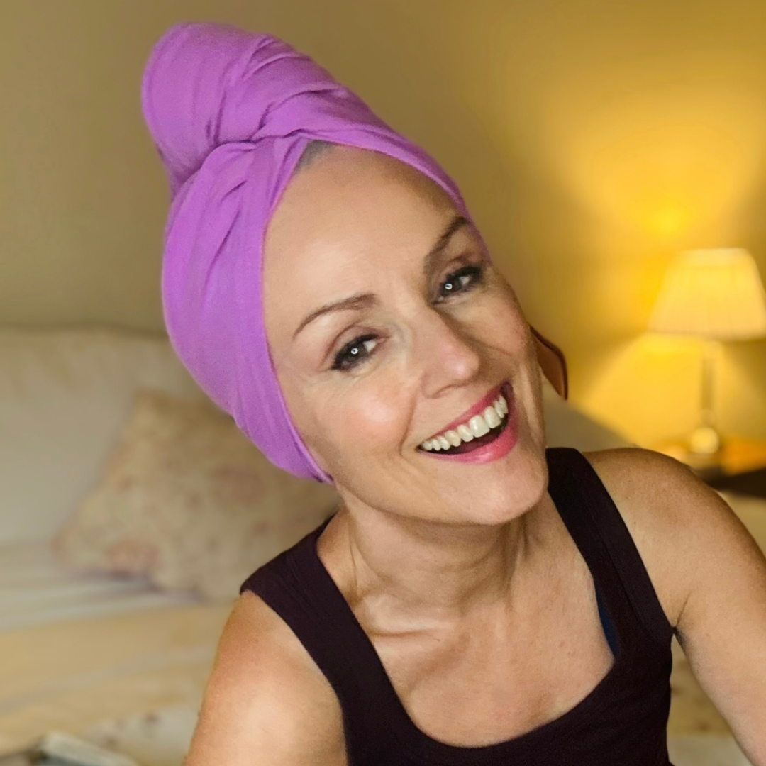 Organic Jersey Cotton Hair Towel – Pastel Colours